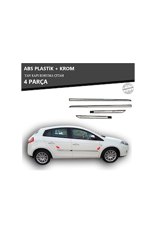 Fıat Bravo Yan Kapı Koruma Çıtası Plastik + Krom Unvrslppkçt00068