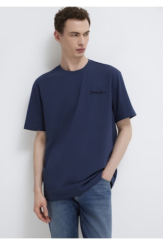 Mavi - Mavi Jeans Baskılı Lacivert Tişört 0612733-70497 Lacivert