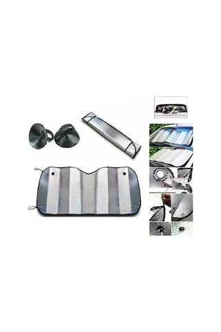 Araç Ön Cam Güneşlik Isı Yalıtımlı Katlanabilir Model Renault Megane Honda Civic Opel Astra Ford Foc 1