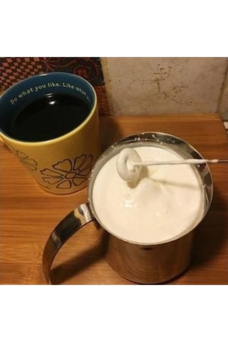 Soulader Elektrikli Süt Köpürtücü - Paslanmaz Çelik Isıtıcılı Otomatik Köpük Yapma Makinesi, Latte Cappuccino Sıcak Soğuk Köpük Hazırlama Aleti Siyah