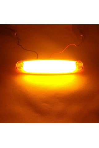 5 Adet 12v-24v Neon Parmak Led Lamba Turuncu