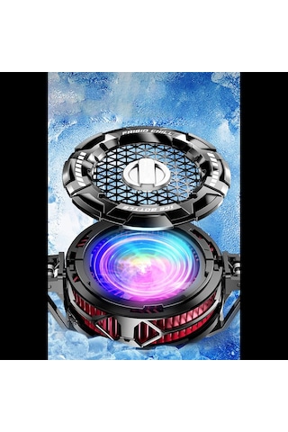Newface Fs02 15w Rgb Radyatör Telefon Soğutucu Fan - Siyah