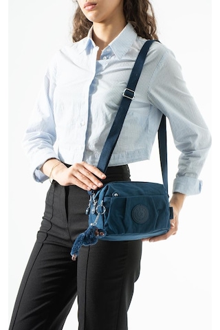 Baginn Klinkır Hafif Yağmur Geçirmez Kadın Postacı Çanta Çok Cepli 20 15 Cm Omuz Çantası 571 Collection Lacivert