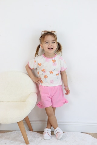 Harika Kids Kız Çocuk Lolipop Baskılı Şortlu İkili Takım 001