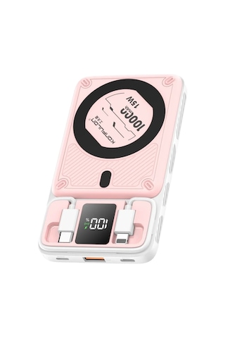 M25w 10.000 Mah 20w Pd Magsafe Powerbank - Pembe