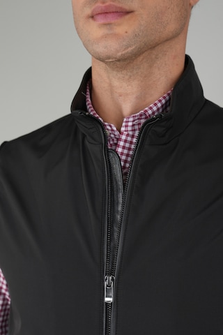 Bisse Siyah Polo Yaka Cepli Polyester Kışlık Erkek Yelek Ylk24k24001 D99 Siyah
