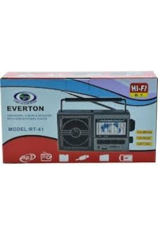 Everton Rt-41U Usb Radyo Çalar Fm Radyo Ve Bluetooth Özellikli