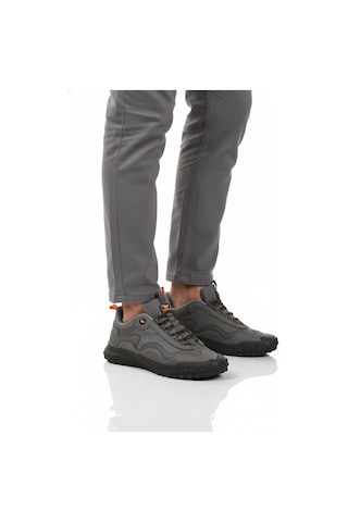 Füme Bağcıklı Kaymaz Taban Erkek Spor Ayakkabı Mosk 2049 M Füme