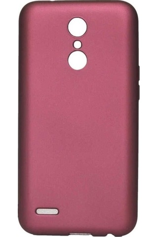 LG Uyumlu K8 2017 Kılıf Zore Premier Silikon Kapak Mürdüm