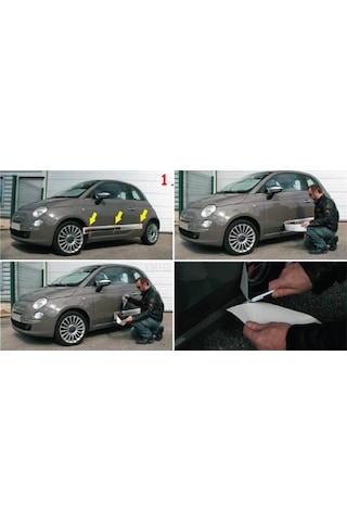 Renault Dacia Duster Yan Kapı Şerit Sticker Etiket Modeli