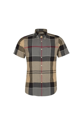 Barbour Douglas S/S Tailored Gömlek Tn31 Dress Tartan Kırmızı - Sarı - Siyah