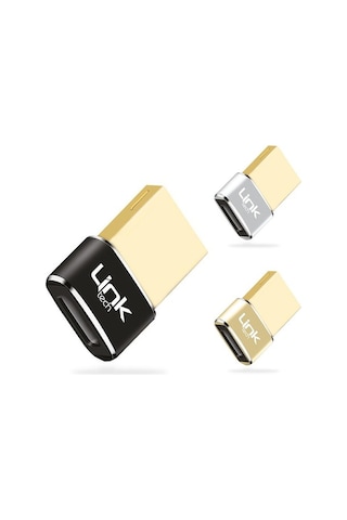 Linktech O191 Type-C - Usb-A Dönüştürücü Metal Adaptör