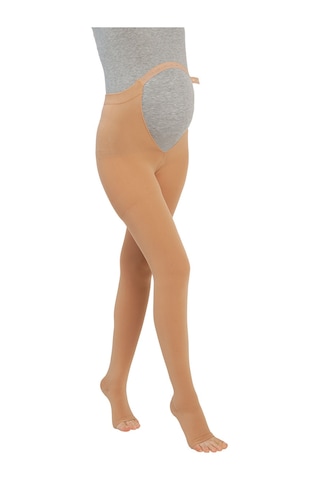 Hamile Külotlu Açık Burun Varis Çorabı Ten Rengi Variteks 917