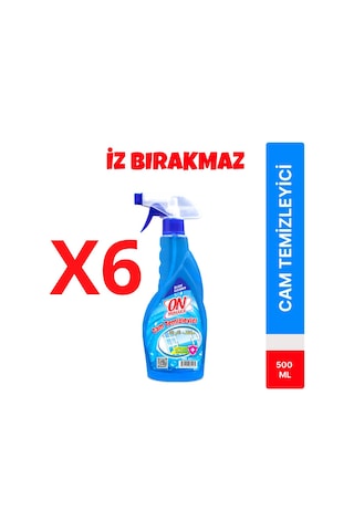 On Numara Cam Sil Cam Temizleyici Sıvı 6 x 500 ML
