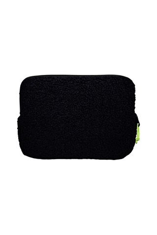 Jacbag Teddy Siyah/sarı Peluş Erkek Çocuk Tablet Çantası Tablet Kılıfı