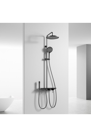 Fj-ss6157 Mat Füme Duş Ünitesi Füme