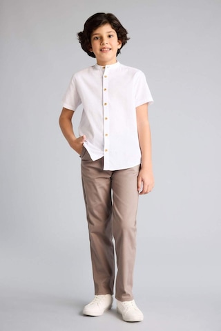 Defacto Regular Fıt Düz Paça Gabardin Pantolon Erkek Çocuk G8009a826spbg250 Bej-bg250