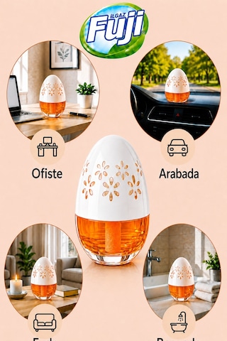 Ilgaz Fuji Kavun Kokulu Araç, Wc, Oda Ve Ortam Kokusu 100 Ml Melon Burst Kalıcı Kavanoz Koku