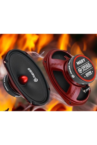 Reiss Rs-m69y Deprem Serisi Oval Kurşun Göbek 6x9 Oto Midrange Ho
