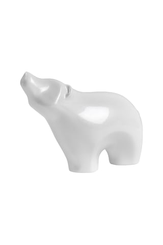 Mininal Hayvanlar Serisi Yukarı Bakan Ayı Dekoratif Obje