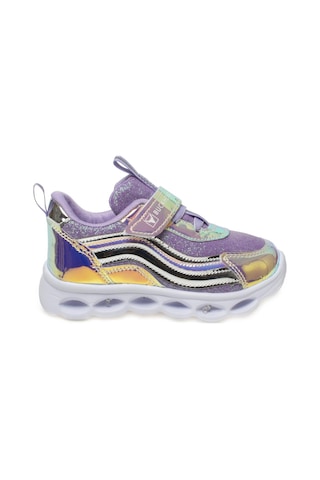 Buckhead 4246 Trioshiny Hologram Işıklı Kız Çocuk Spor Ayakkabı Lila