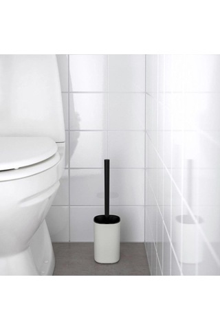 Ikea Storavan Tuvalet Fırçası 10 X 37 Cm Beyaz - Siyah