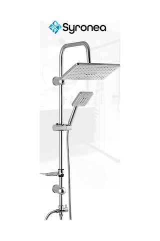 Beyaz Robot Tepe Yağmurlama Duş Set Banyo Mutfak Lavabo Batarya Musluk Seti Beyaz