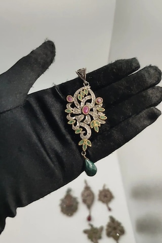 Zümrüt Yakut Kolye Ucu160