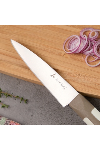 Aryıldız Plurex Çok Amaçlı Bıçak 8 Cm Koyu Bej Renkli