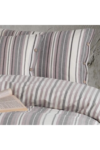 Clasy Butik Native Serisi Çift Kişilik Nevresim Takımı Rune V1 Lila 8681727254161