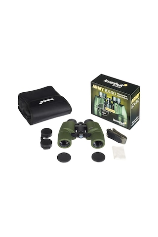 Levenhuk Army 8x40 Artıkıllı Binoküler Dürbün Siyah
