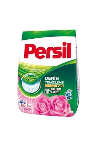 Persil Toz Gül Derinlemesine Temizleme Grileşme Karşıtı 5kg 33 Yıkama 2'li Set set-hnkdtj-5221-6170