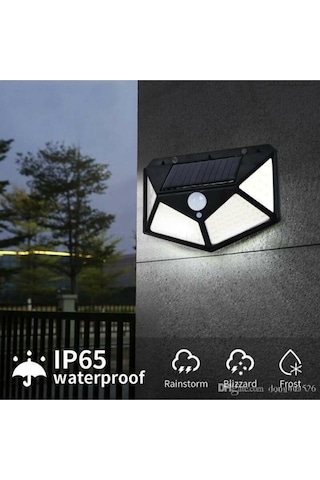 River World 100 Ledli Güneş Enerjili Bahçe Lambası