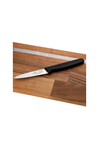 Jumbo Practico Alman Çeliği Black Soyma Bıçağı - 9cm Siyah