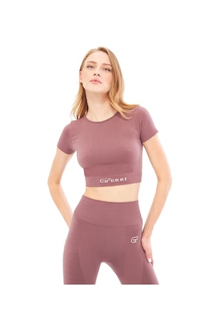 Giorgina Ferri Yumuşak Dokulu, Esnek Yoga, Koşu, Spor Ve Günlük Crop Top Mila