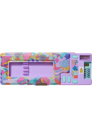 Smiggle - Away Hesap Makineli Otomatik Kalem Kutusu Desenli