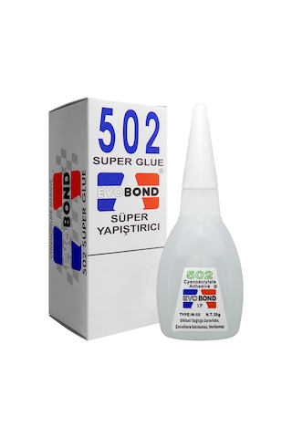 Evobond 502 Süper Güçlü Japon Yapıştırıcısı 20 Gram