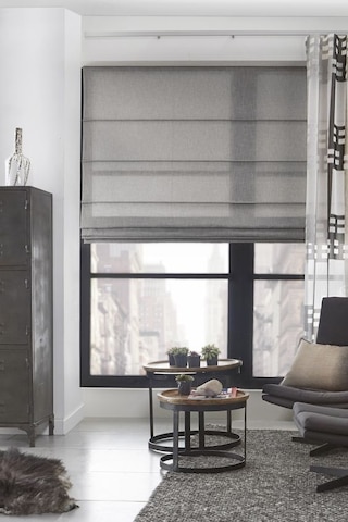 Katlamalı Perde Gri Renk Keten Kumaş 1. Kalite 001