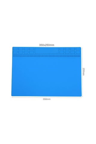 Silikon Çalışma Tamir Pedi 504 350x250 Mm Isıya Dayanıklı Manyetikli