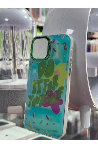 Apple Uyumlu iPhone 12 Uyumlu Grafiti Desenli Kılıf -