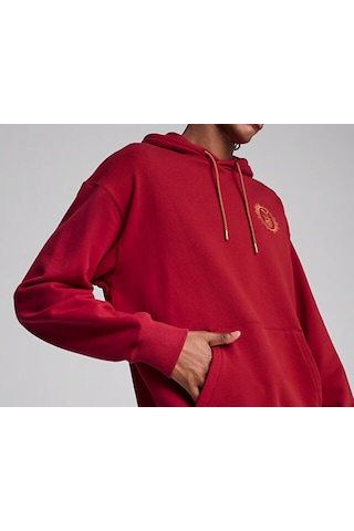 Puma Puma X Harry Potter Hoodie Unisex Günlük Sweatshirts 63009313 Kırmızı Kırmızı