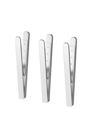Ikea Kungsfors Mıknatıslı Klips, Paslanmaz Çelik, 3 Adet Çok renkli