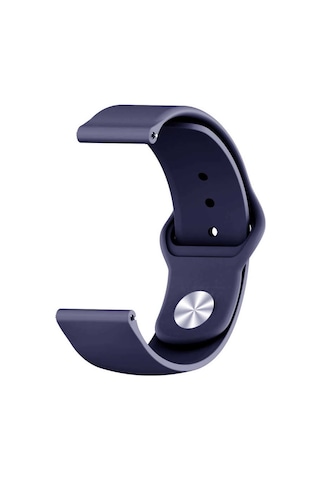 Kilifone - Xiaomi Redmi Watch 5 Active 22mm Uyumlu - Kordon Silikon Kordon - Krd-11 - Lacivert - T37495