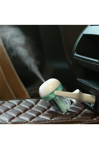 Suofeng Araç Usb Nemlendirici Ve Hava Temizleyici - Yeşil, Anion Salgılayıcı, Kokusuz Ortam, Otomatik Kapatma, Uyumlu Parfüm Yağı