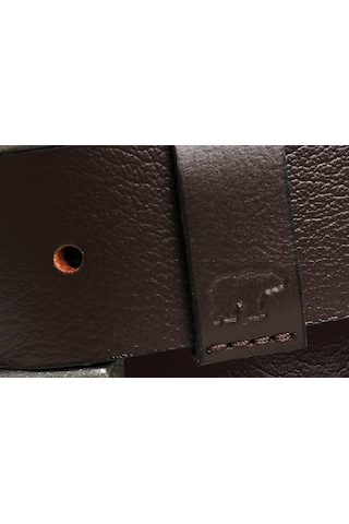 Bad Bear Point Belt Kahverengi Deri Erkek Kemer - 125 Cm Kahverengi