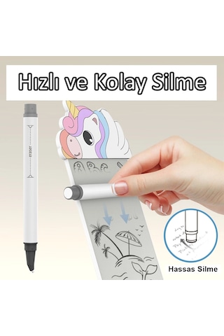 Mey İthalat Silikon Figürlü Manyetik Mini Yazı Tahtası 5,5" - 14 Cm Diğer