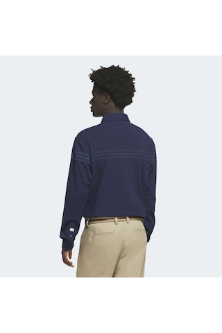 Adidas Originals Twistknit Erkek Lacivert Uzun Kollu Polo Tişört Kr5430
