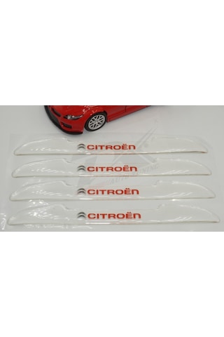Citroen Logo Kapı Kenarı Koruma Şeffaf Kauçuk 3M Band New Style