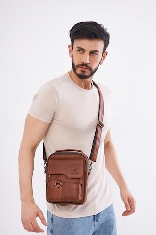 Derinss Deb5121 Hakiki Deri Taba Erkek El Ve Omuz Çantası 001