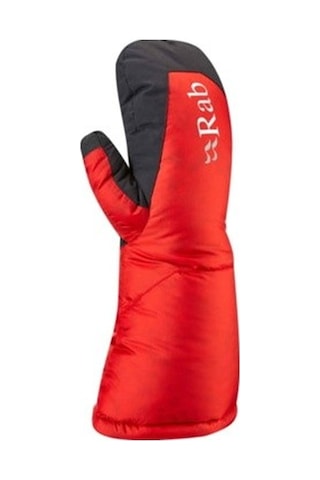 Rab Endurance Ördek Tüyü Yüksek Dağ Eldiveni Kırmızı